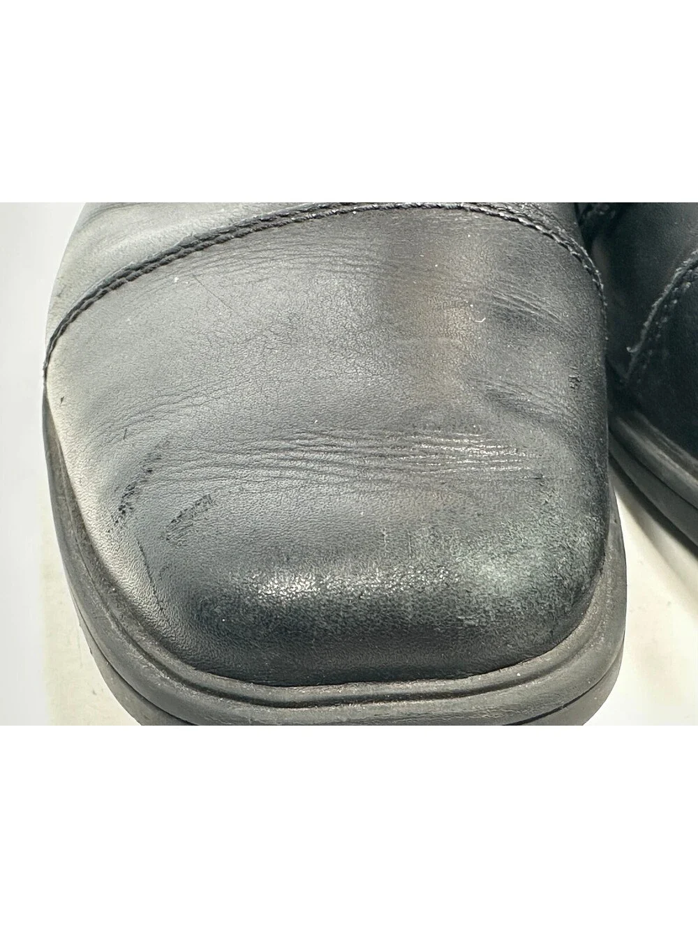 Clarks Collection Tilden Mens Black Leather Cap Toe LaceUp Oxfords 10.5 M